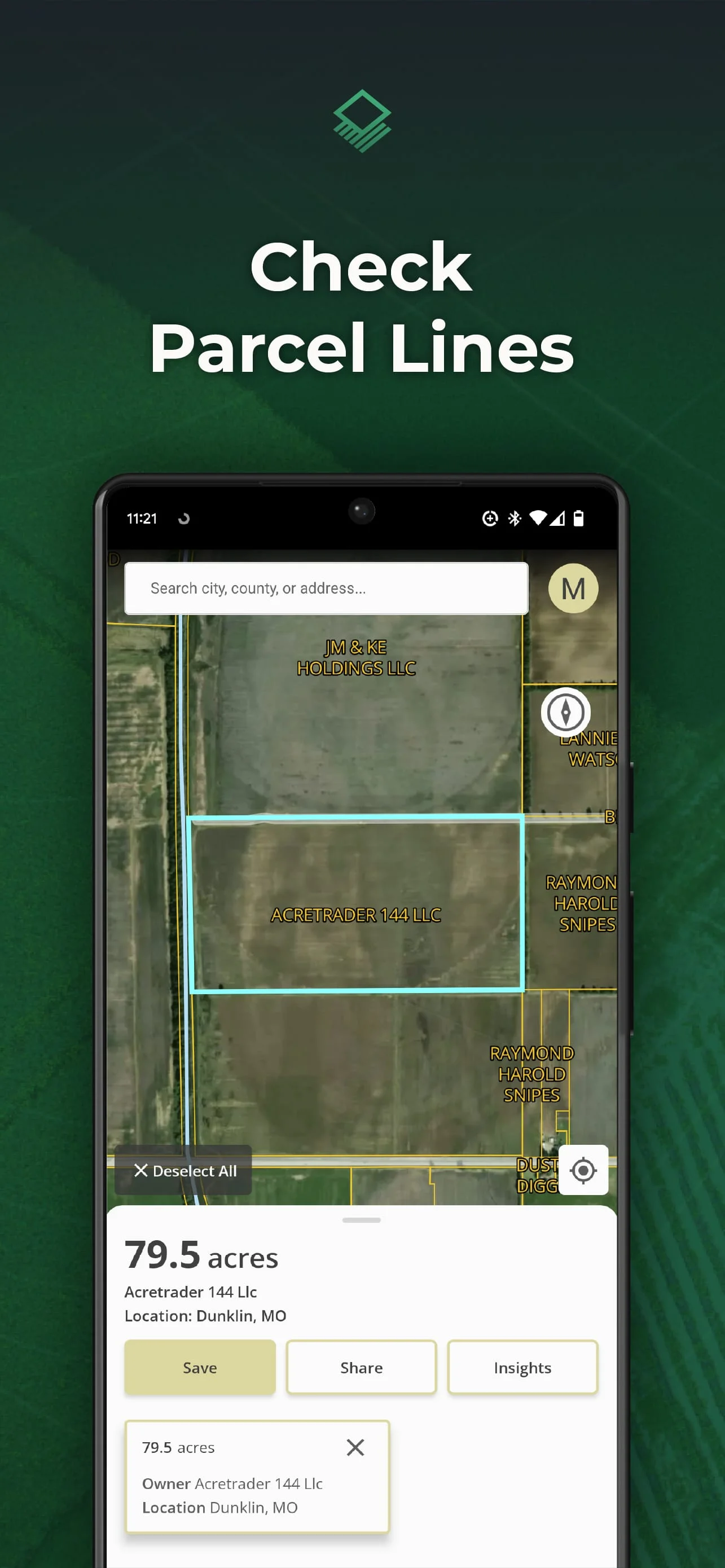 Acres: Land Data & Parcel Maps Screenshot 4