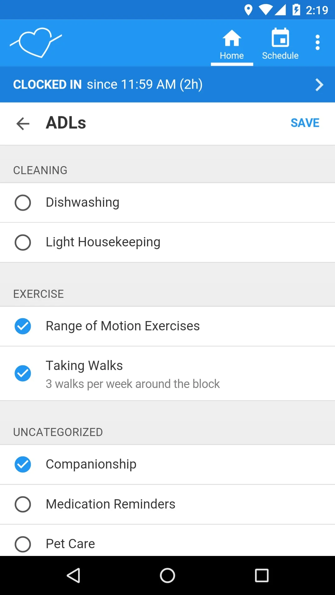 AxisCare Mobile Screenshot 4