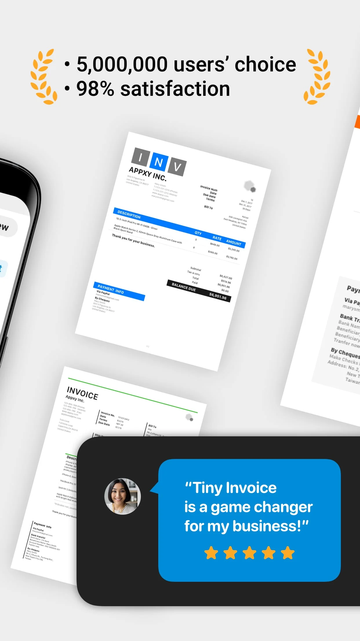 Invoice Maker - Tiny Invoice Screenshot 2