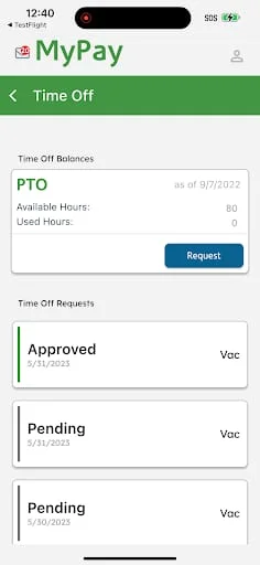 AllianceHCM MyPay Screenshot 4