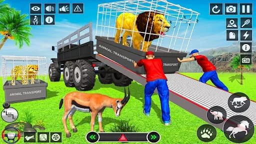 Wild Animals Transport Truck Screenshot 3