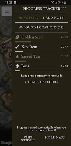MapGenie: Elden Ring Map Screenshot 4