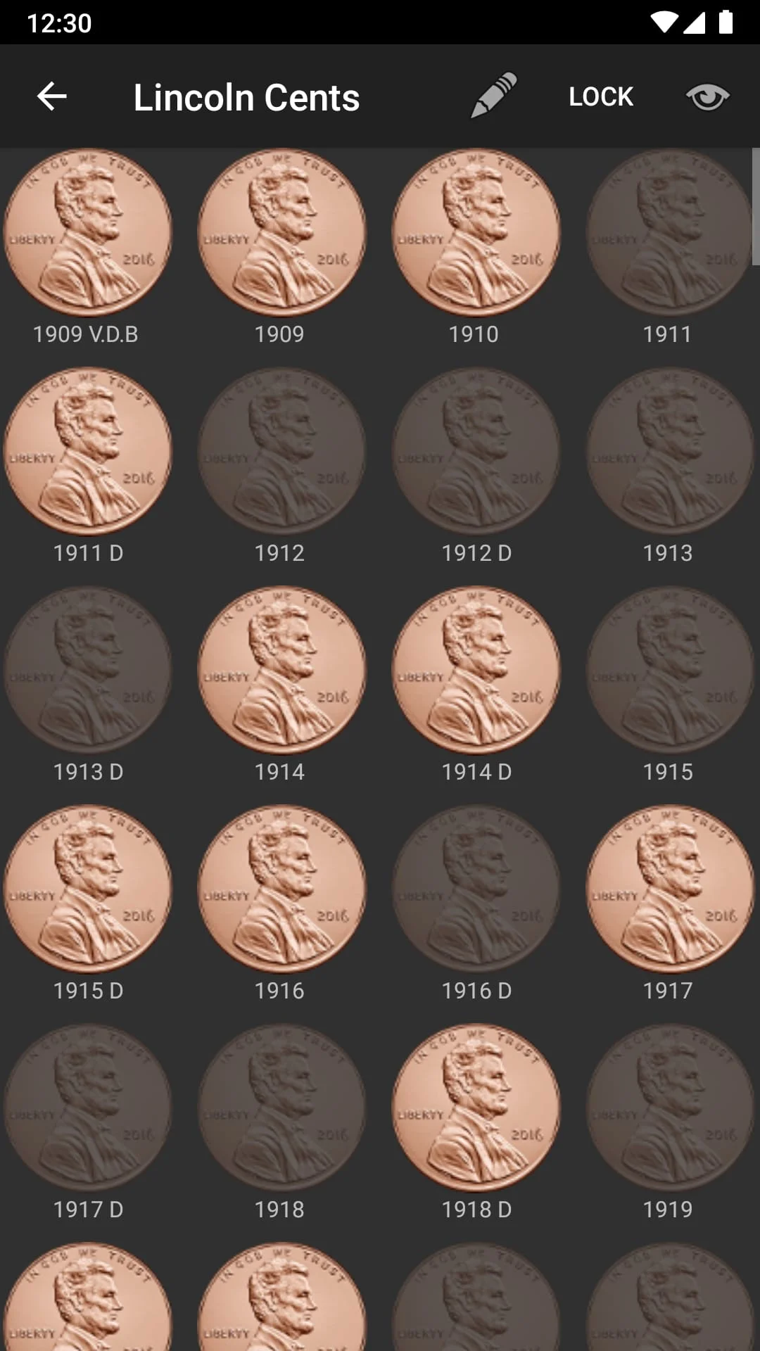 Coin Collection Screenshot 4
