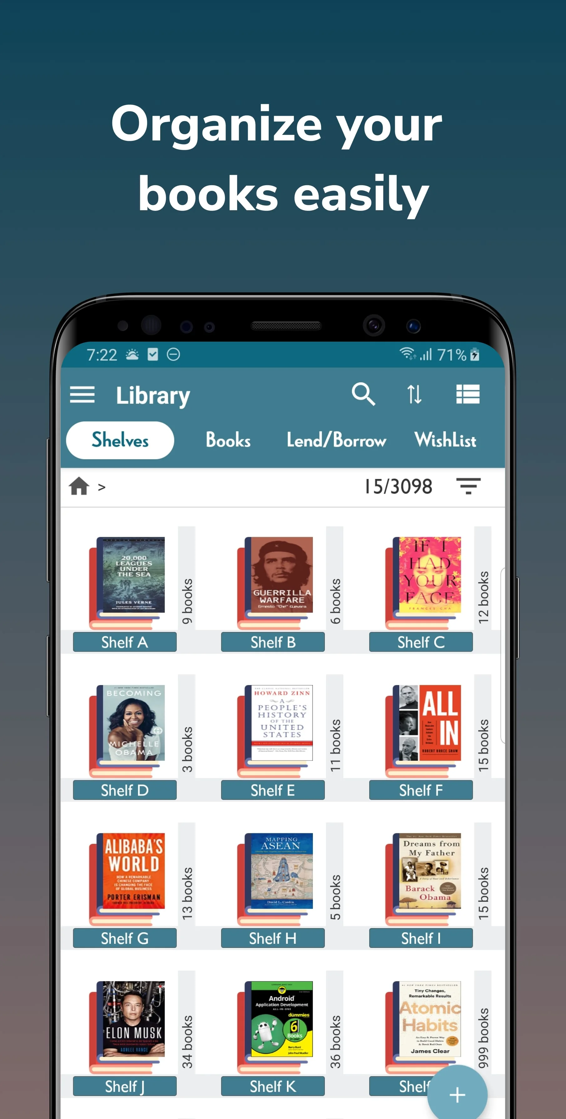 Handy Library - Book Organizer Screenshot 1