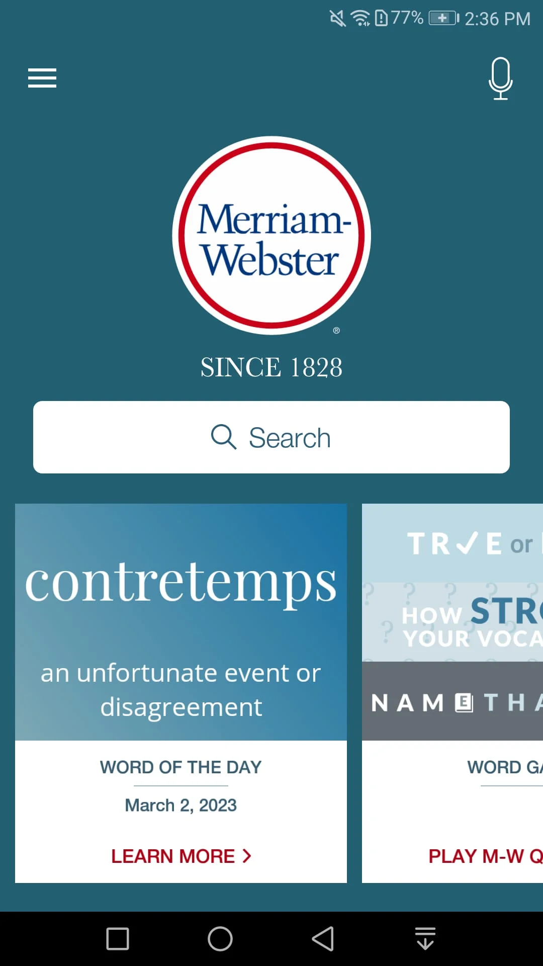 Dictionary - Merriam-Webster Screenshot 1