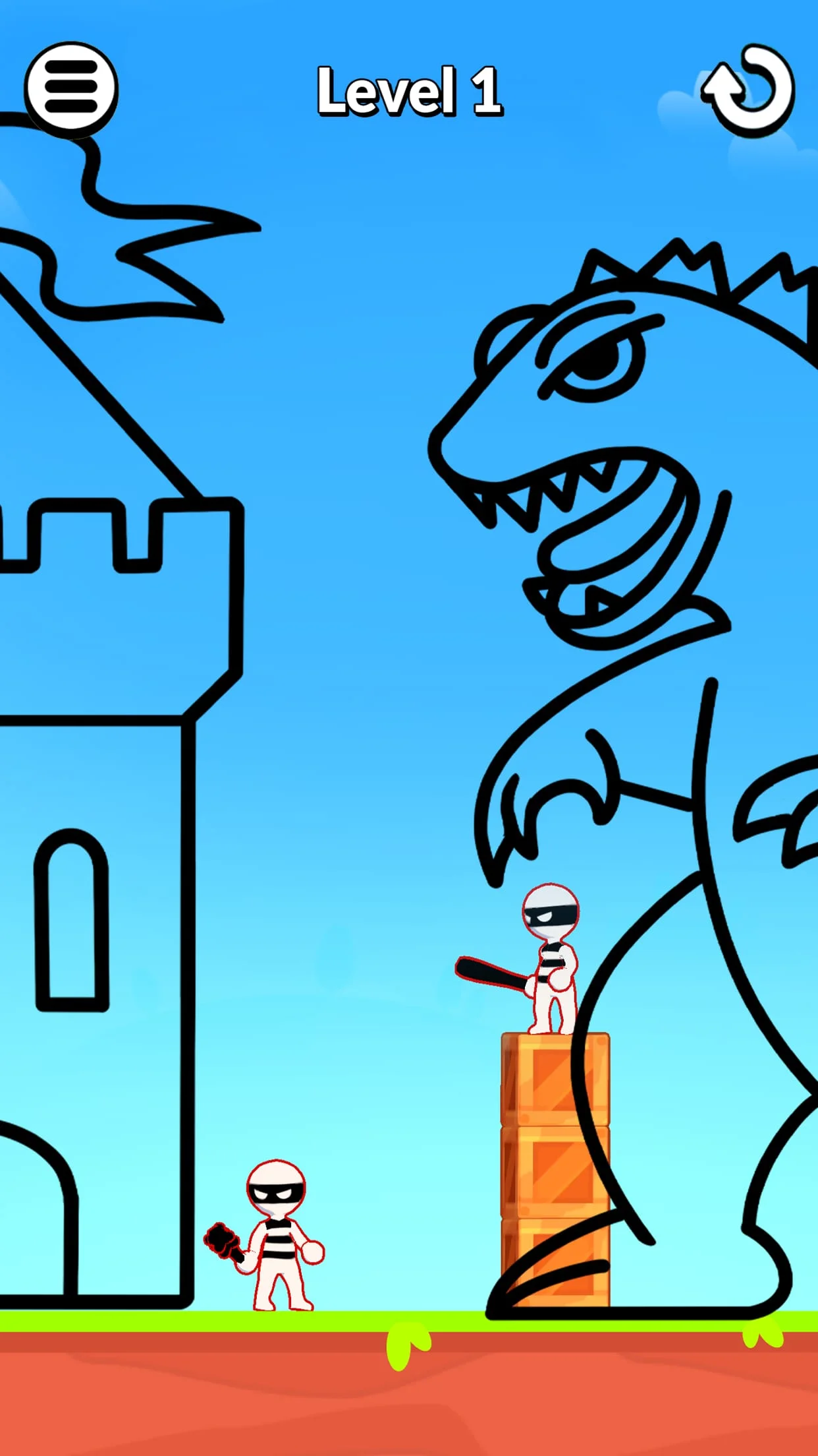 Draw Hero 3D: Draw Your Weapon Screenshot 1