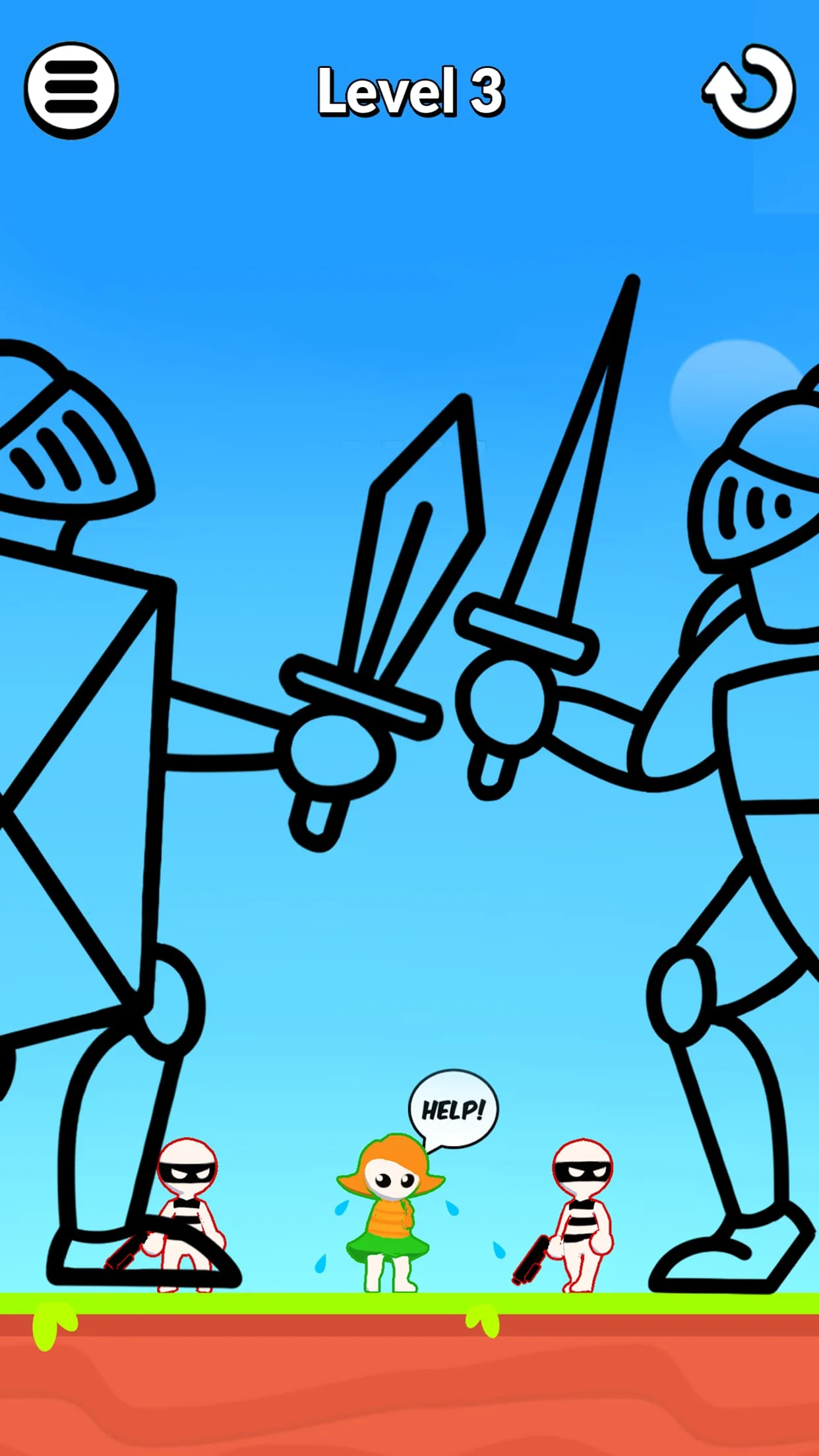 Draw Hero 3D: Draw Your Weapon Screenshot 4