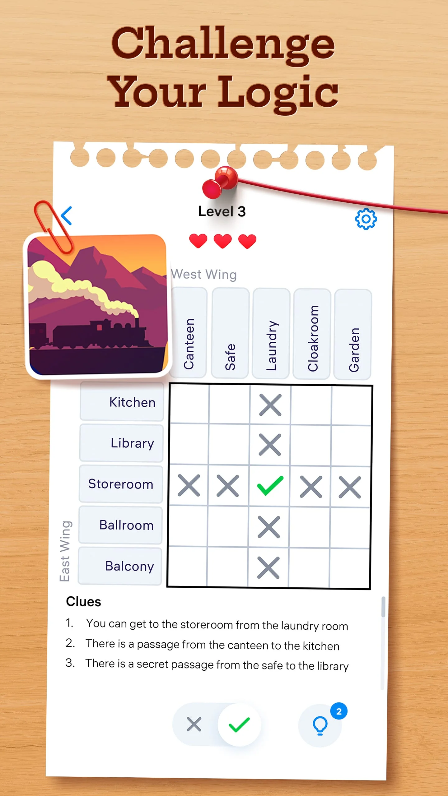 Logic Puzzles - Brain Riddles Screenshot 1
