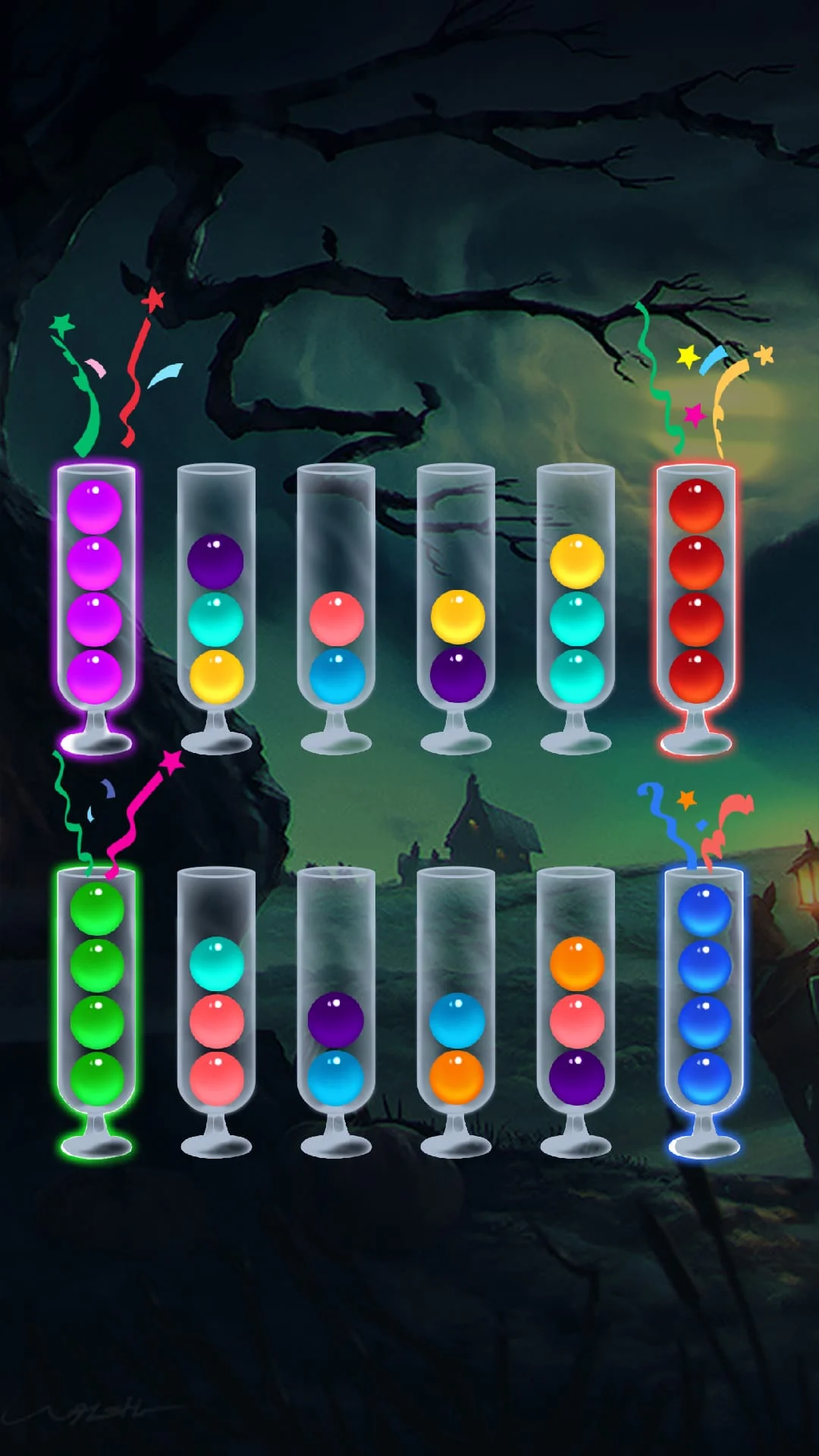 Bubble Sort Color Puzzle Screenshot 4