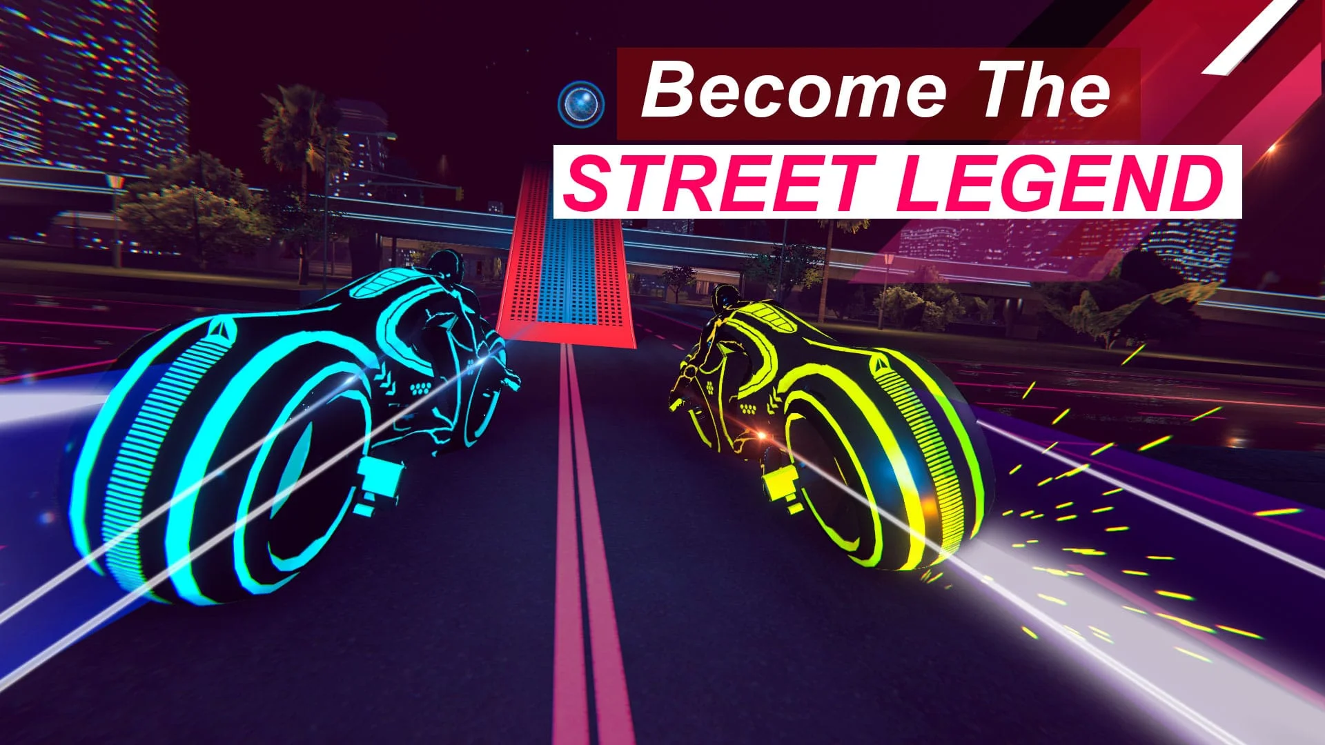 Light Bike Flying Stunts Screenshot 2