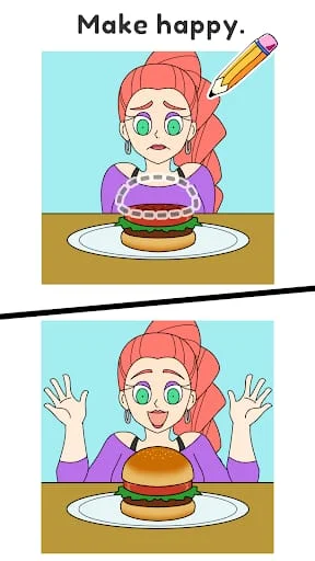 Draw Happy Dance : Puzzle Game Screenshot 1