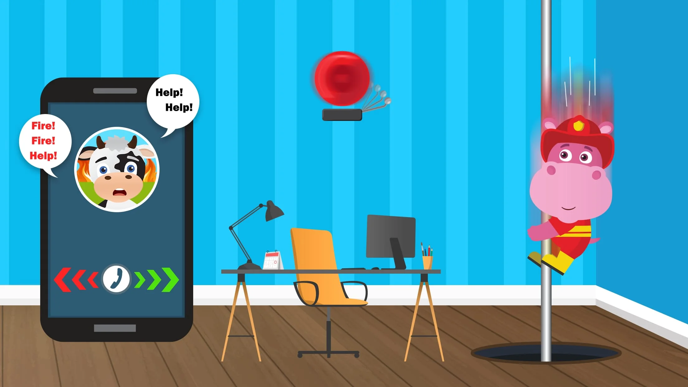 Fireman for Kids - Fire Truck Screenshot 2