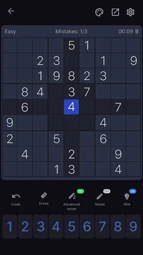 Sudoku - Classic Sudoku Puzzle Screenshot 2
