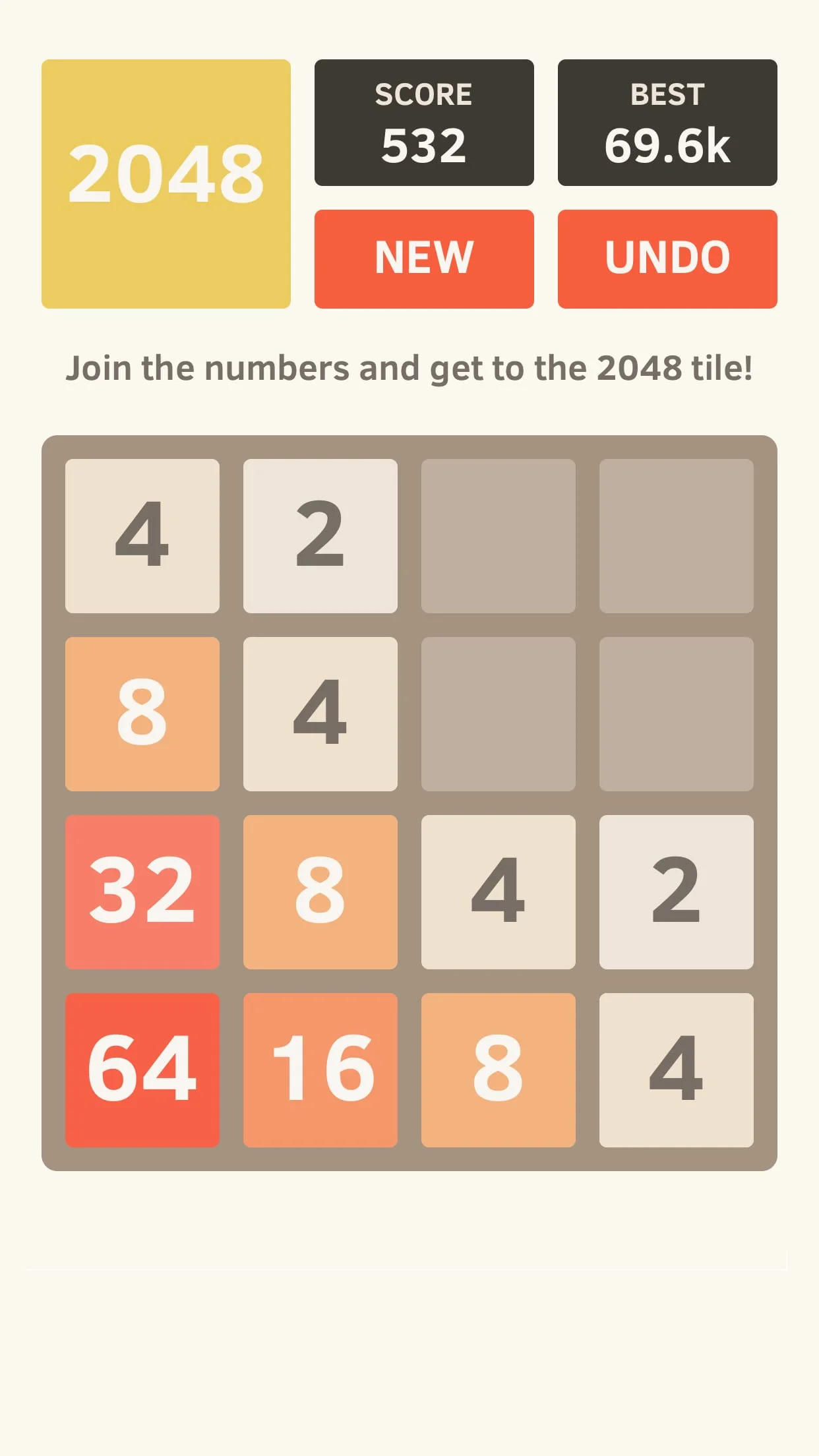 2048 Screenshot 1