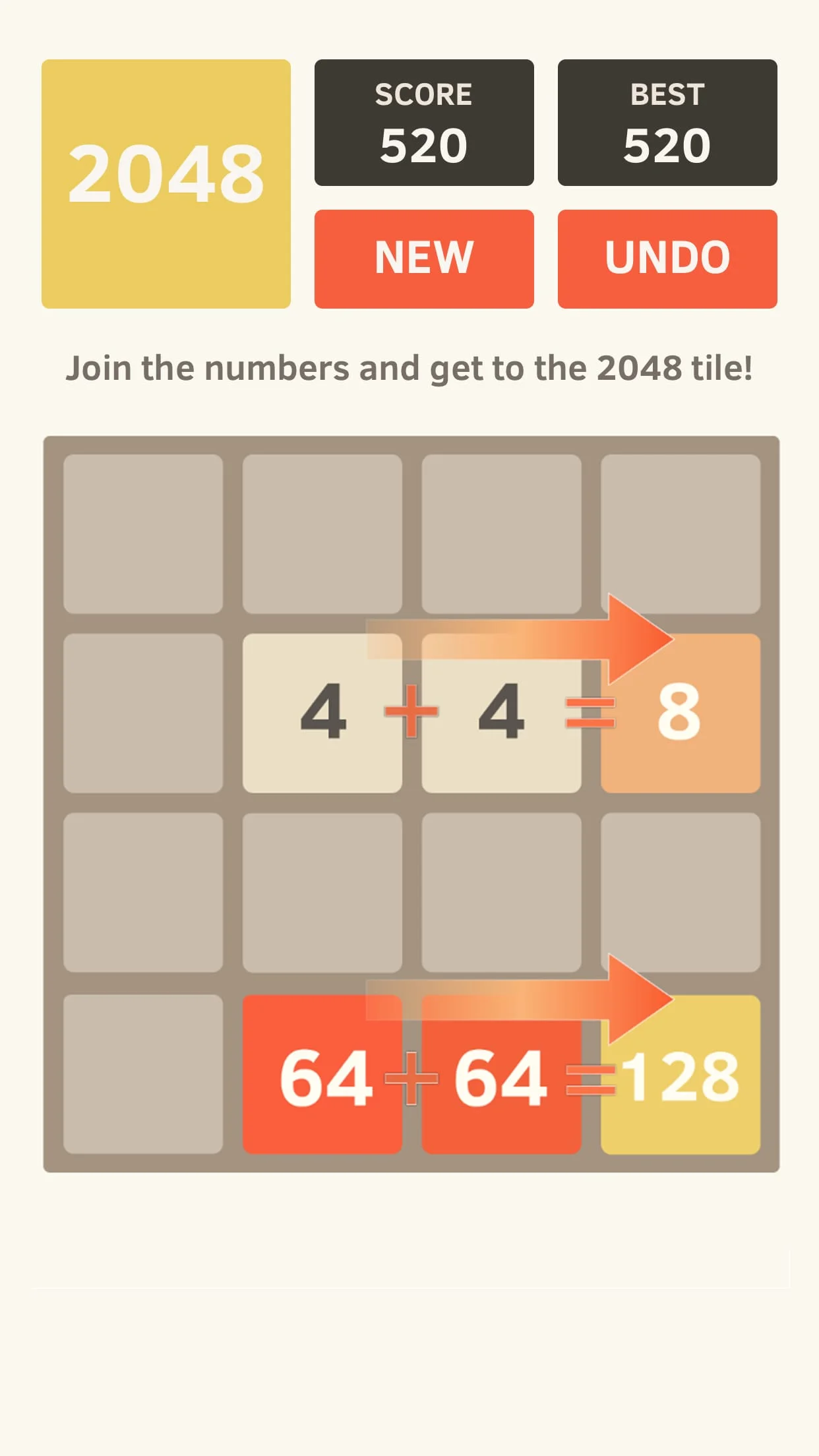 2048 Screenshot 2