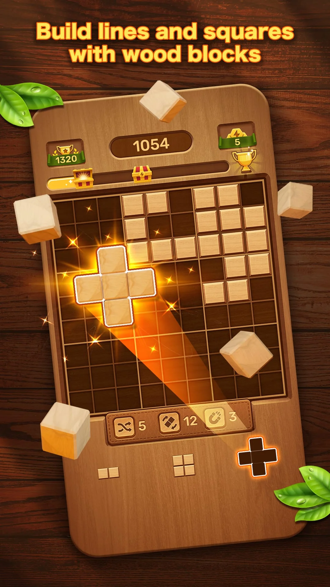 Just Blocks: Wood Block Puzzle Screenshot 1