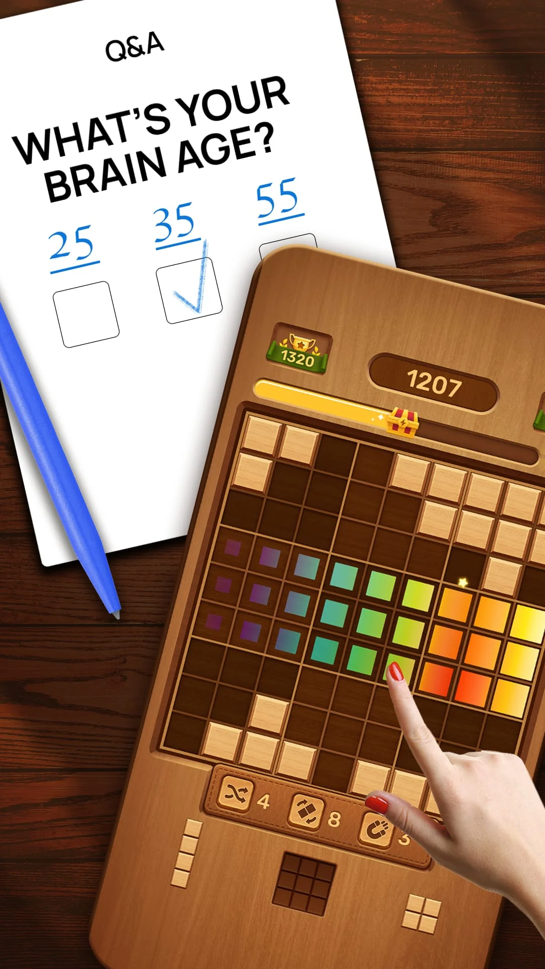 Just Blocks: Wood Block Puzzle Screenshot 2