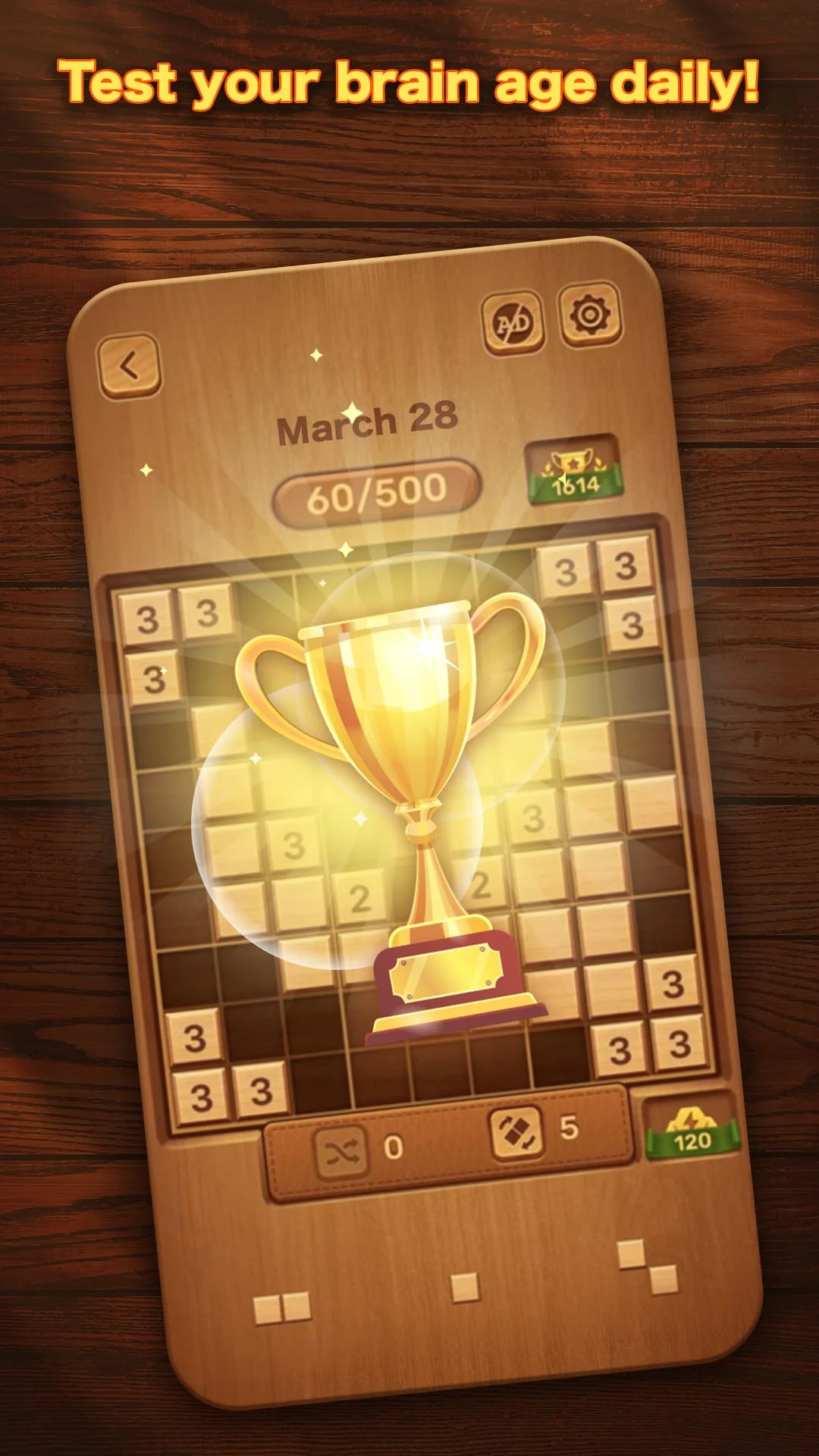 Just Blocks: Wood Block Puzzle Screenshot 3