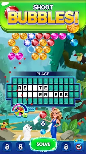Wheel of Fortune: Pop Bubbles Screenshot 2