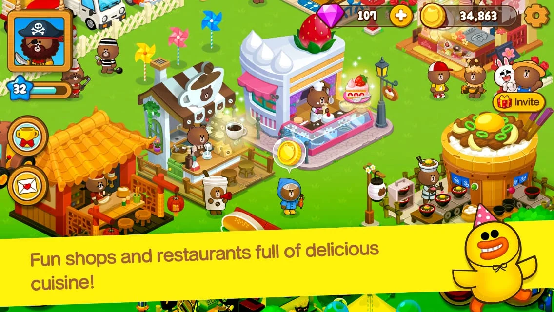 LINE BROWN FARM Screenshot 2