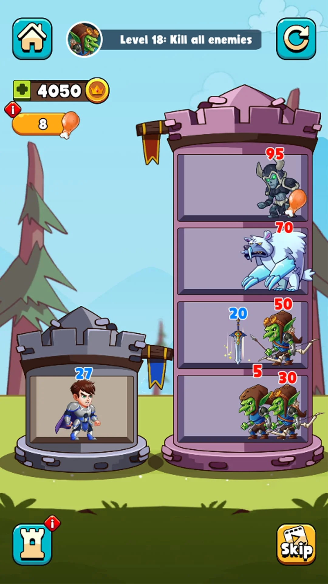 Hero Tower Wars - Merge Puzzle Screenshot 3