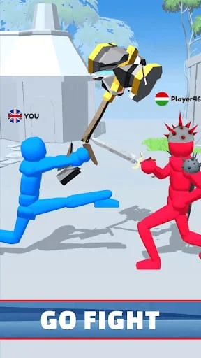 Fight Pose - Stickman Clash Screenshot 2