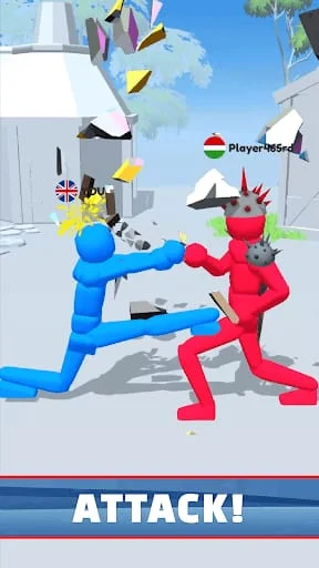 Fight Pose - Stickman Clash Screenshot 3