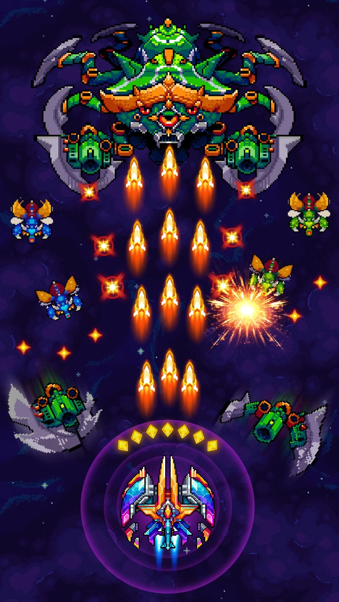 Galaxiga Arcade Shooting Game Screenshot 1