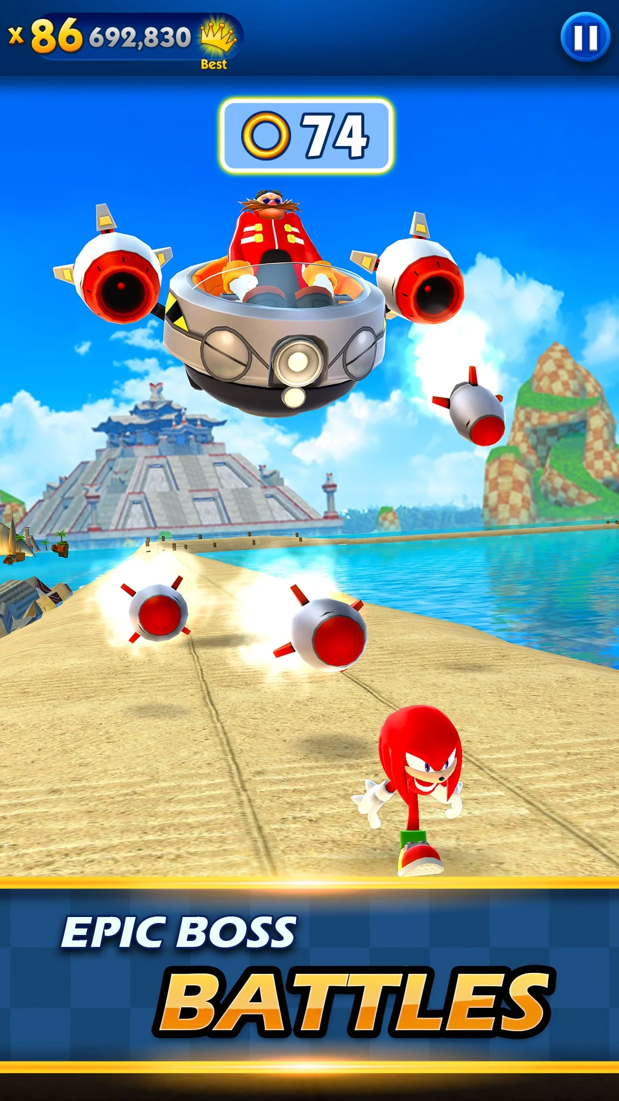 Sonic Dash Endless Runner Game Screenshot 3
