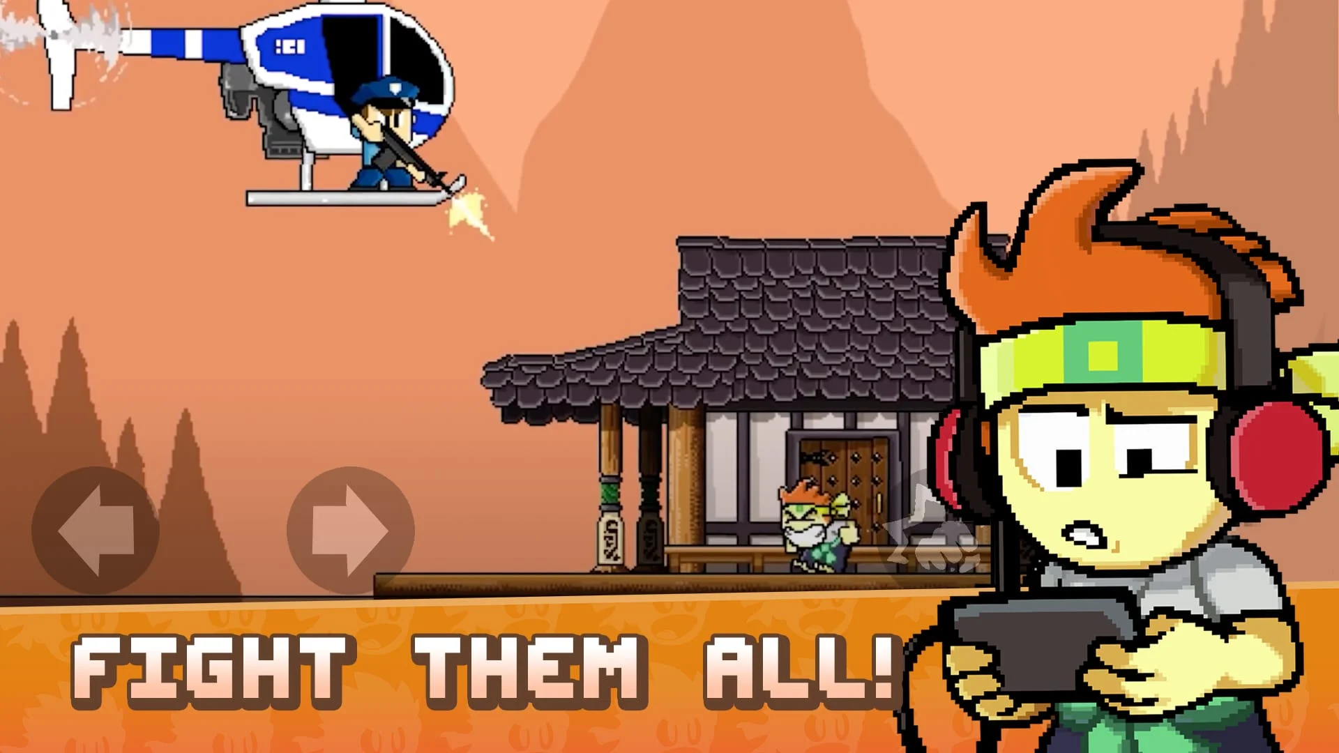 Dan the Man: Action Platformer Screenshot 1