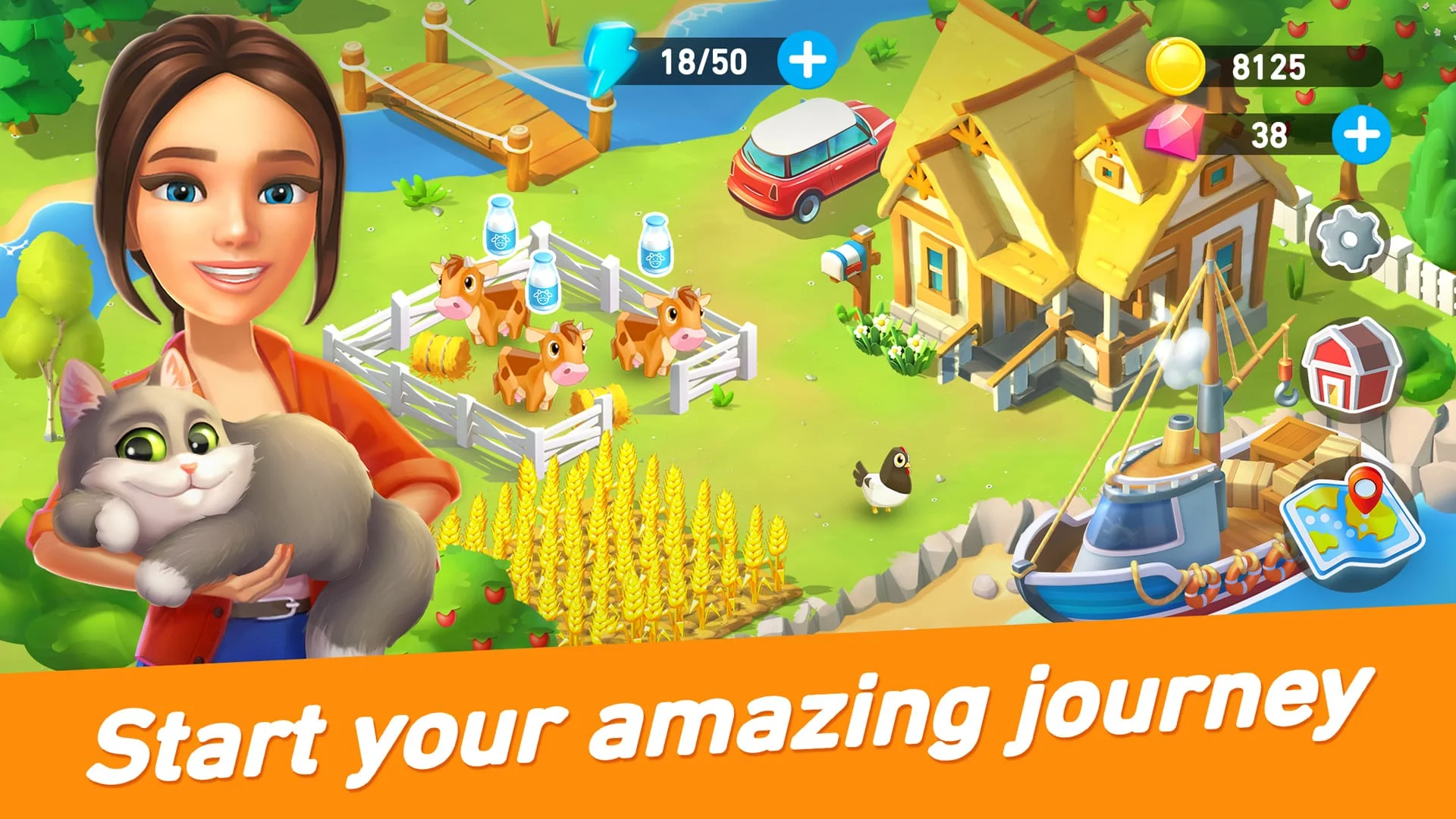 Goodville: Farm Game Adventure Screenshot 1