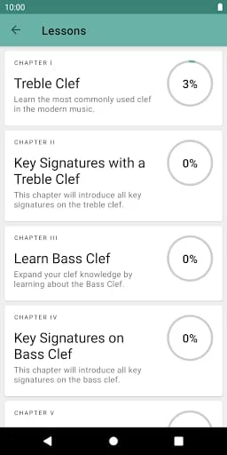 Clefs: Music Reading Trainer Screenshot 2