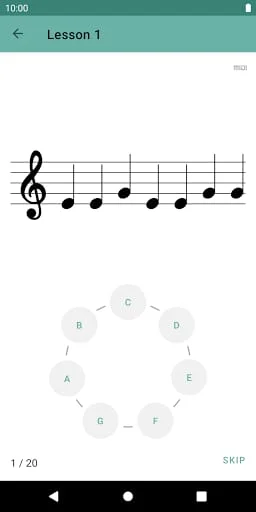 Clefs: Music Reading Trainer Screenshot 3