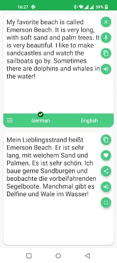 German - English Translator Screenshot 2