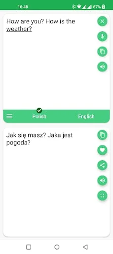 Polish - English Translator Screenshot 1