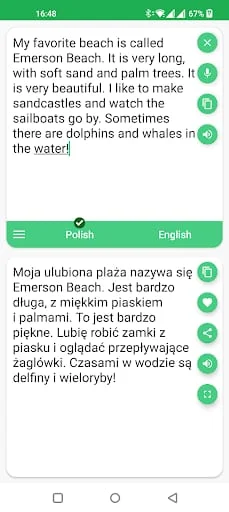 Polish - English Translator Screenshot 2