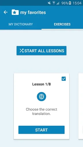 Latin-English Dictionary Screenshot 3