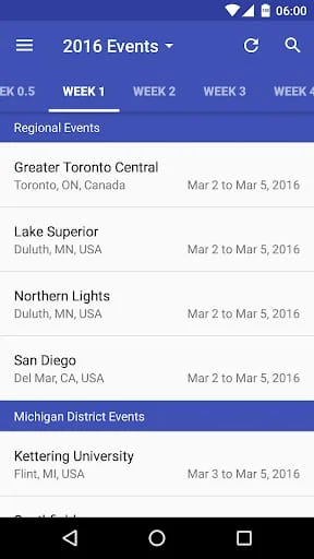 The Blue Alliance Screenshot 1