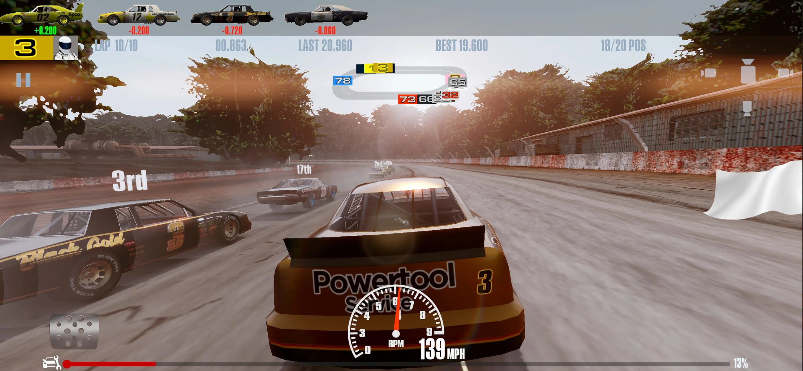Stock Car Racing Screenshot 1