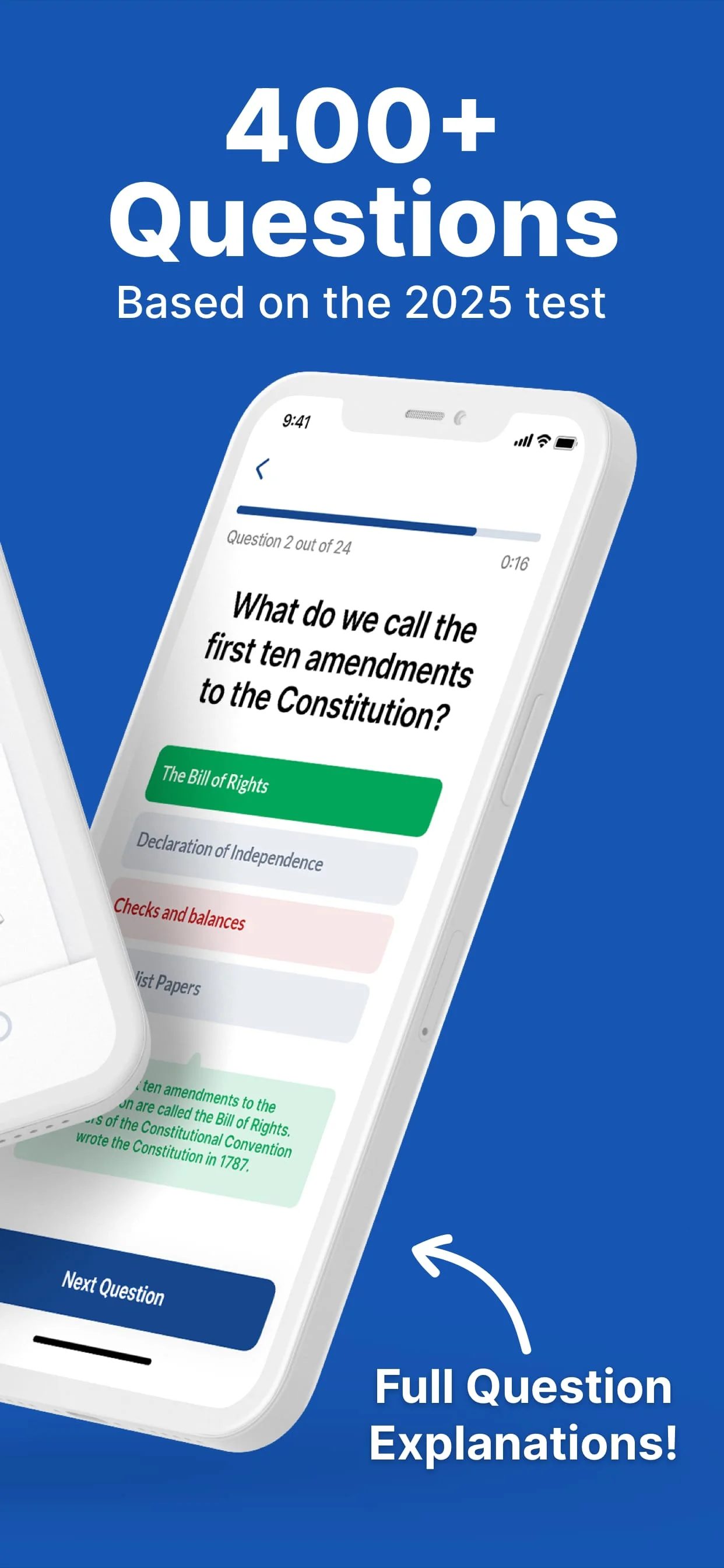 US Citizenship Test 2024 Screenshot 2