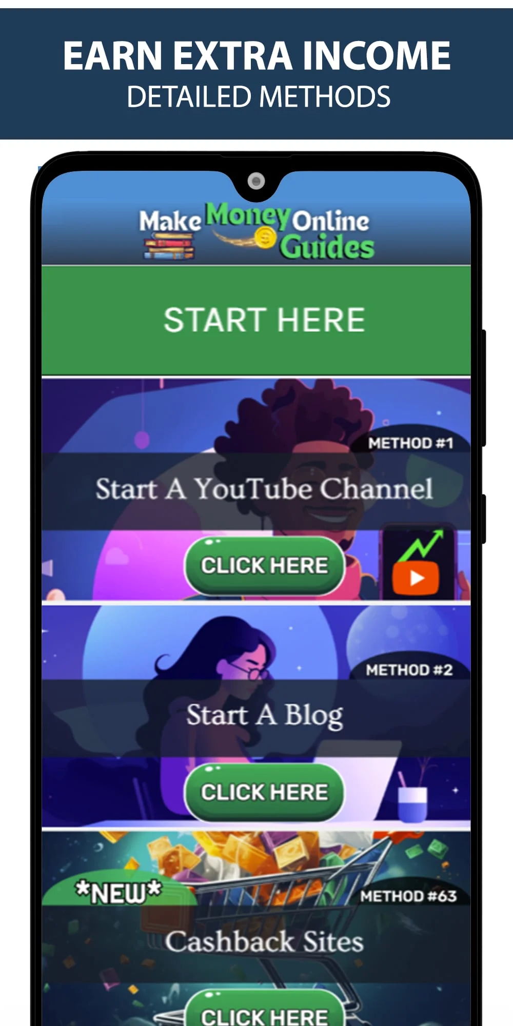 Make Money Online Strategies Screenshot 1