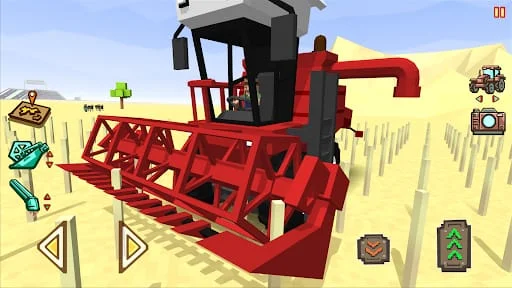 Blocky Farm Racing & Simulator Screenshot 1