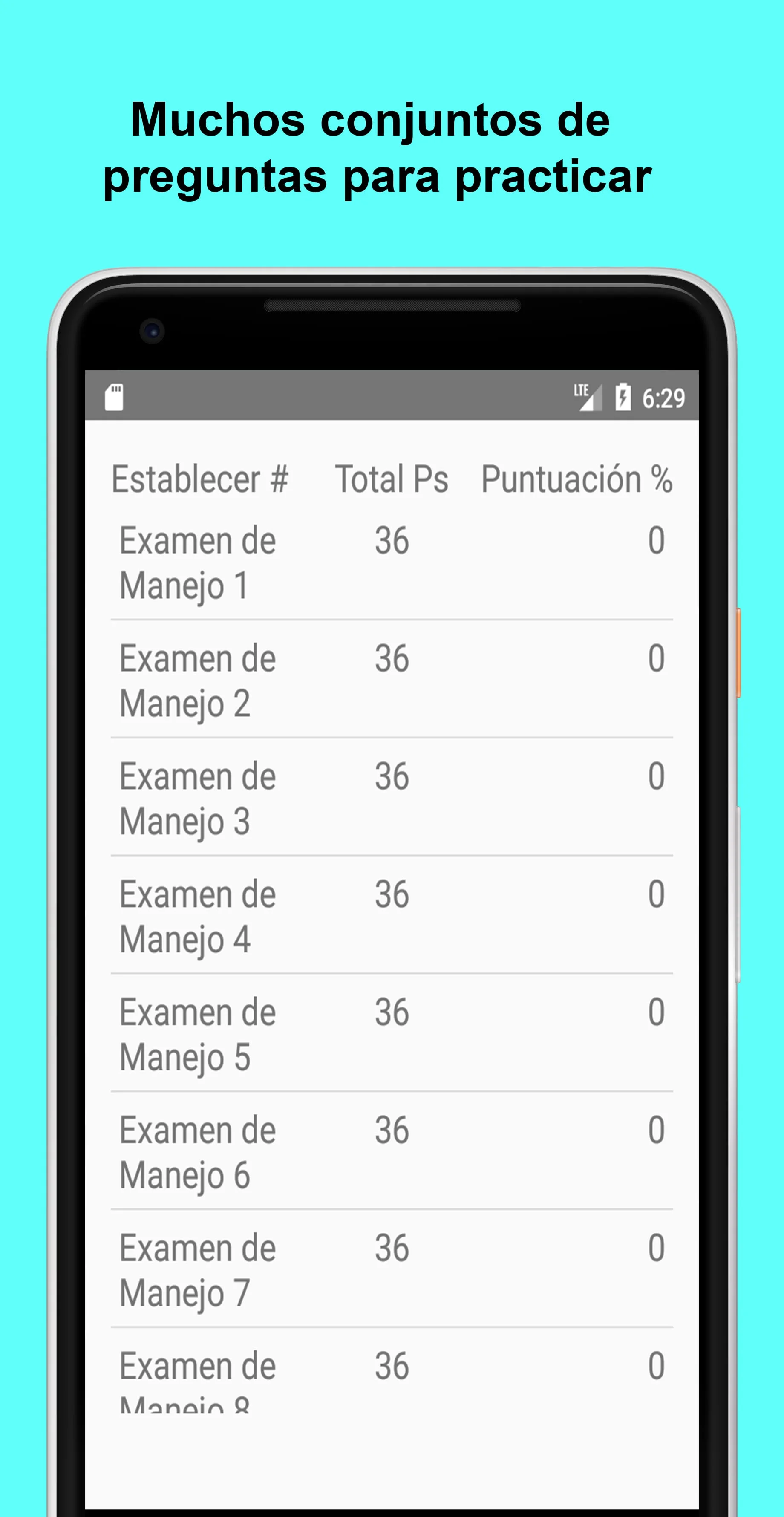 Examen de manejo DMV CA 2024 Screenshot 2
