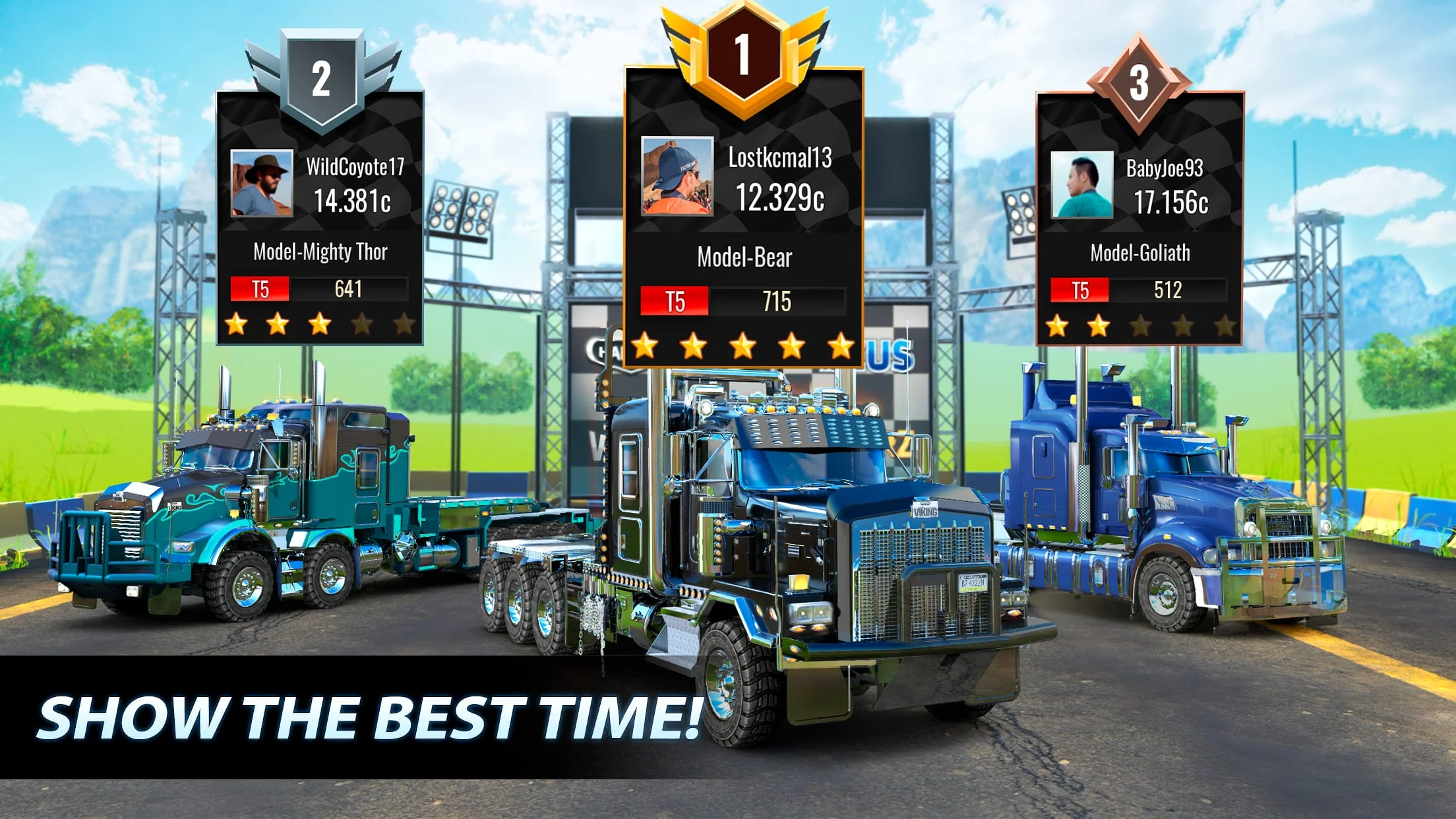 Big Rig Racing: Drag racing Screenshot 3