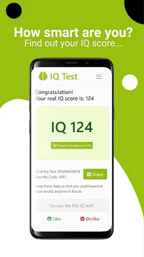 IQ Test - Intelligence Test Screenshot 3