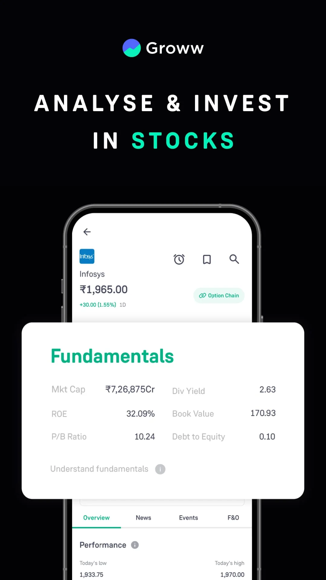 Groww Stocks, Mutual Fund, IPO Screenshot 2