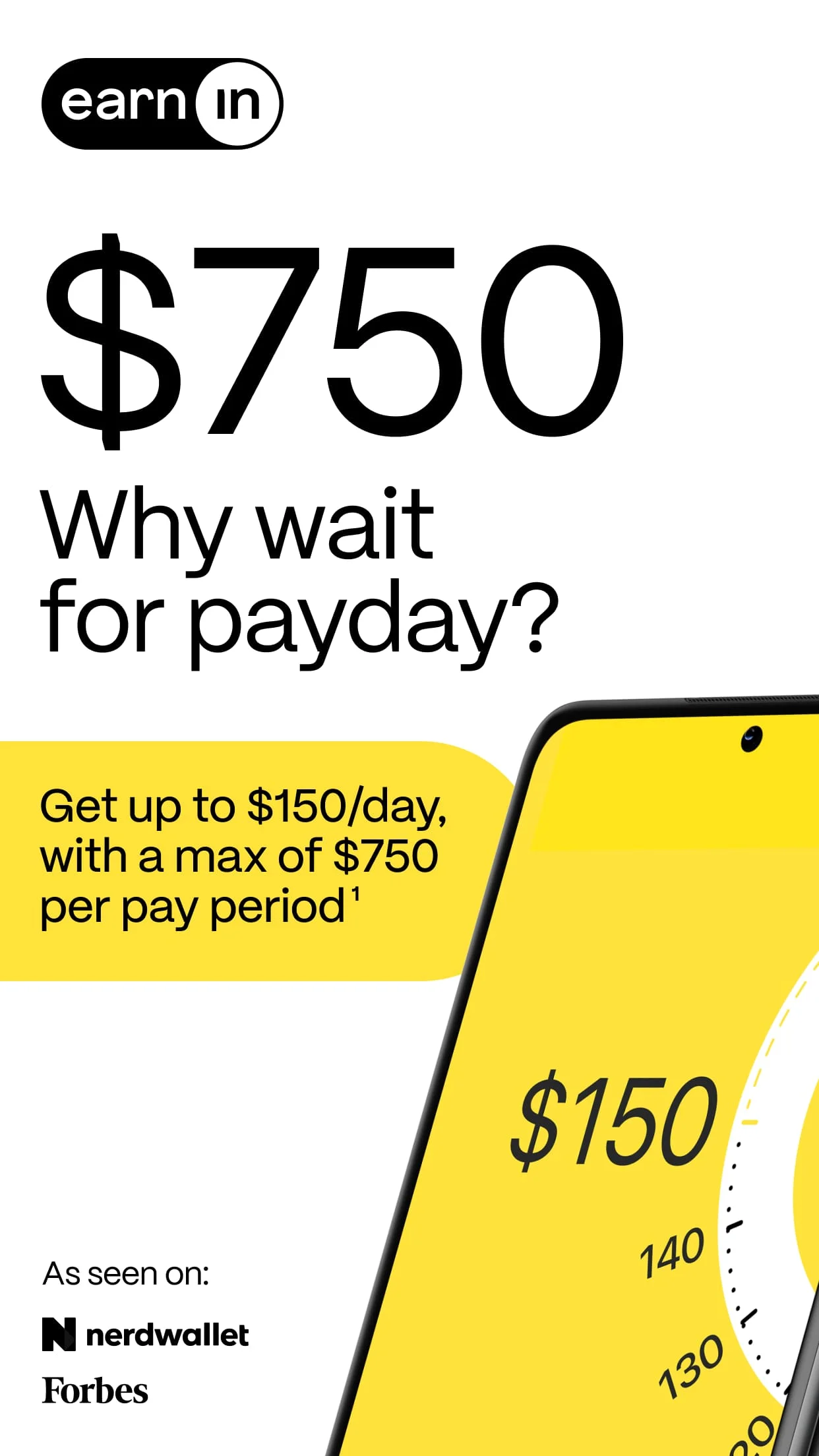 EarnIn: Make Every Day Payday Screenshot 1