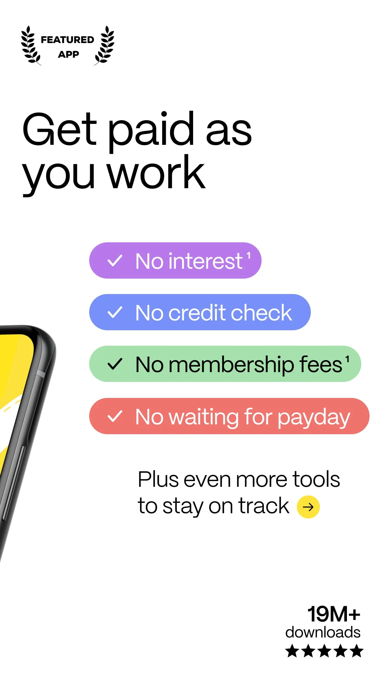 EarnIn: Make Every Day Payday Screenshot 2