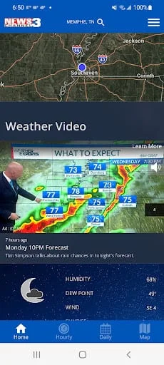 WREG Memphis Weather Screenshot 1