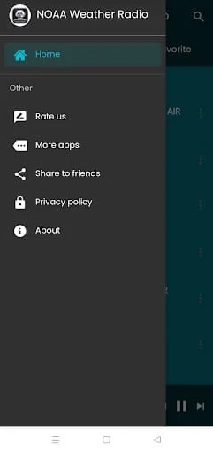 NOAA Weather radio Screenshot 2